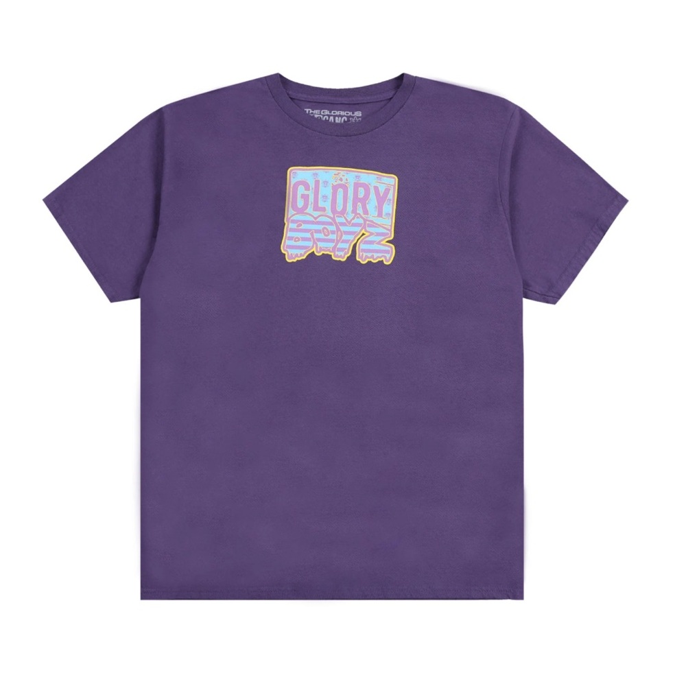 🔥 Glo Gang Glory Boyz Tee Purple - Size M - Streetwear Hype!
